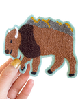 Mountain Bison - Chainstitch Patch
