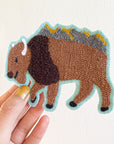 Mountain Bison - Chainstitch Patch