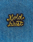 Custom Phrase Patch - Gold on Black