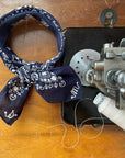 Bandana - Navy - Lowercase Initials