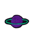 Metallic Planet Purple - Chainstitch Patch