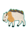 Mountain White Bison - Chainstitch Patch