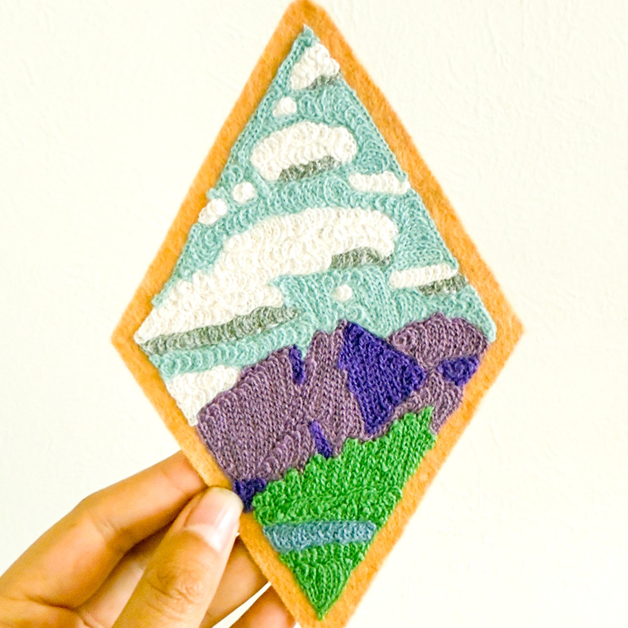 Mt. Diamond - Chainstitch Patch