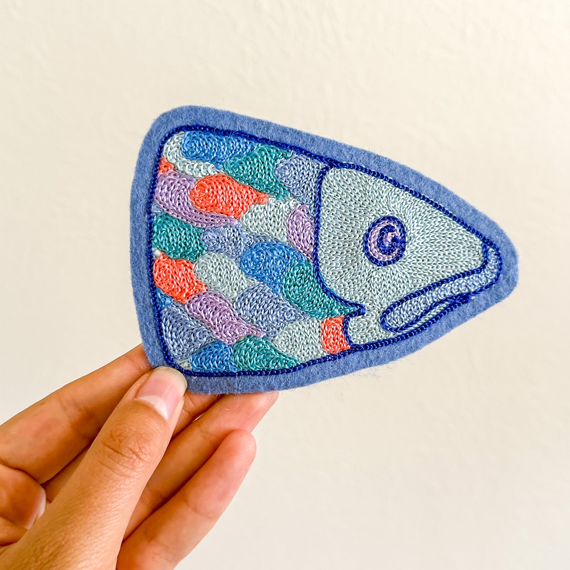 Fish Head - Chainstitch Patch