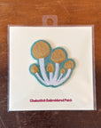Golden Mushrooms - Chainstitch Patch