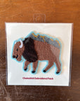 Mountain Bison - Chainstitch Patch