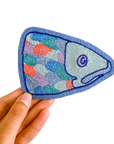 Fish Head - Chainstitch Patch
