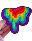 Rainbow Drippy - Chainstitch Patch