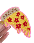 Flower Pizza - Chainstitch Patch