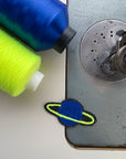 Metallic Planet Dark Blue - Chainstitch Patch