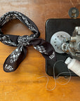 Bandana - Black - Lowercase Initials