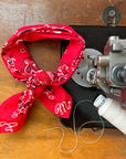 Bandana - Red - Uppercase Initials