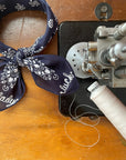 Bandana - Navy - Knotted 2 Words
