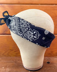 Bandana - Black - Gold Hearts
